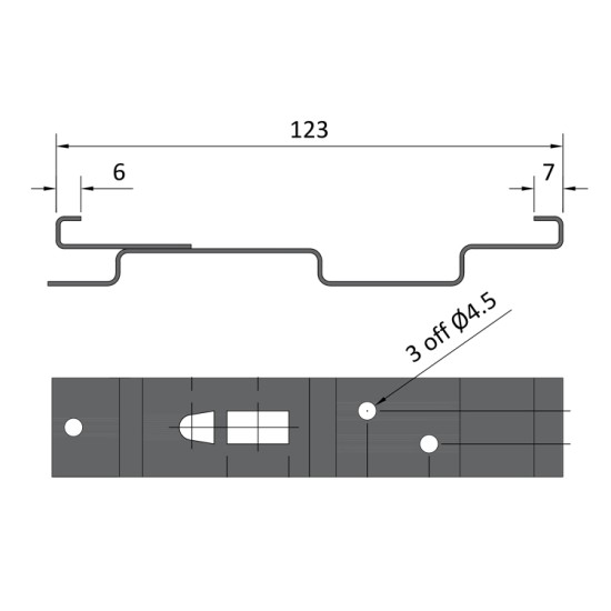 Number Plate Clamps Display Packed