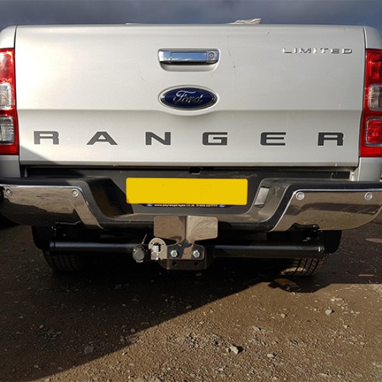 Stainless double bumper protector with single socket holder Stainless double bumper protector with single socket holder
