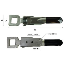 Spring Loaded Over Centre Fastener- Nugent Brian James Trailers