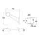WAS 10-30V LED Right Hand Red / White 45 Degree Outline Marker & Reflector WAS 10-30V LED Right Hand Red / White 45 Degree Outline Marker & Reflector