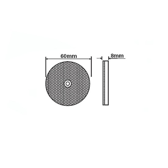 Radex Clear Round Reflector