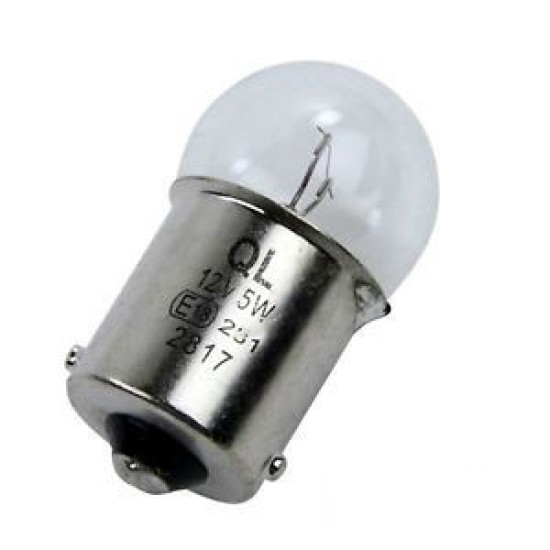 Neolux 207 12V R5W 5W BA15S BULB STOP SIDE FOG No PLATE