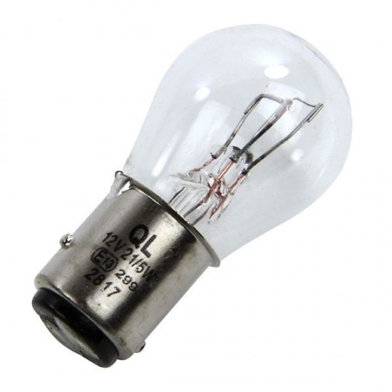 Neolux 380 Twin Filament Light Bulb - 12v 21w
