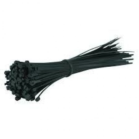 Cable Ties 4.8x280mm | Black | Pack of 100