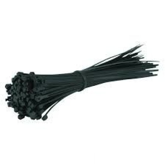 Cable Ties 7.6x380mm | Black | Pack Of 100