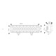 305mm LED Light Bar 12/24V Spot/Flood Combo