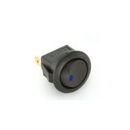 Blue Illuminated Mini Rocker Switch