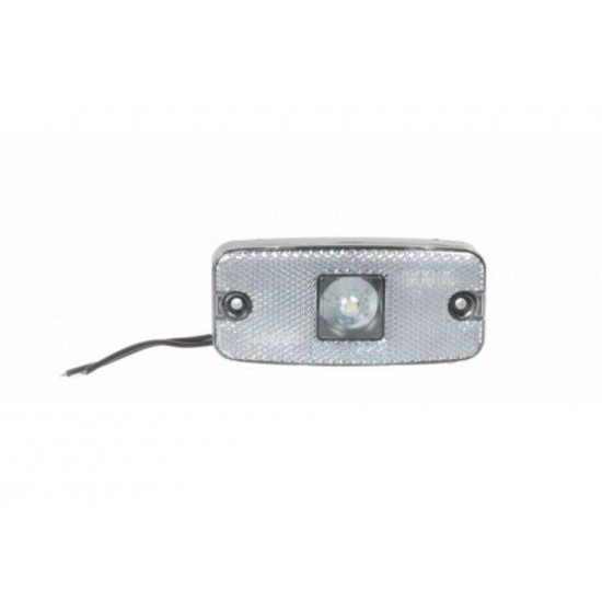 WAS CLEAR LED FRONT MARKER 10-30V 