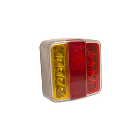 12V LED S/T/I/NPL Square Rear Combination Lamp