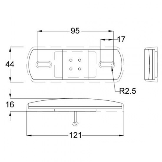 Perei LED Side Marker Lamp