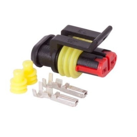 SuperSeal 2 Way Waterproof Male Connector