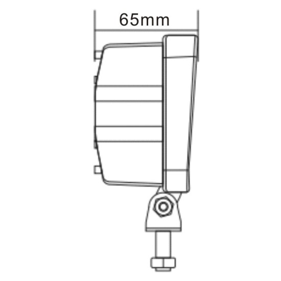 LED WORKLAMP 10-30V 48W  - 16x3W 3800lm FLOOD IP67