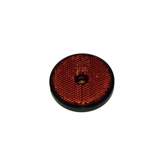 Amber Reflector Round