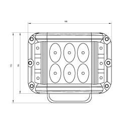 Boreman Side Shooter LED Work Lamp Boreman Side Shooter LED Work Lamp
