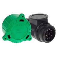 13 Pin 12V Plastic Plug with Green Alignment Cap 13 Pin 12V Plastic Plug with Green Alignment Cap