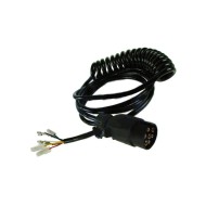 7 Pin Trailer Connecting Lead with Spade Terminals 7 Pin Trailer Connecting Lead with Spade Terminals