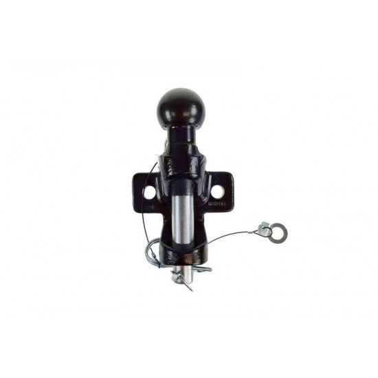 50MM BALL AND PIN HITCH - BLACK