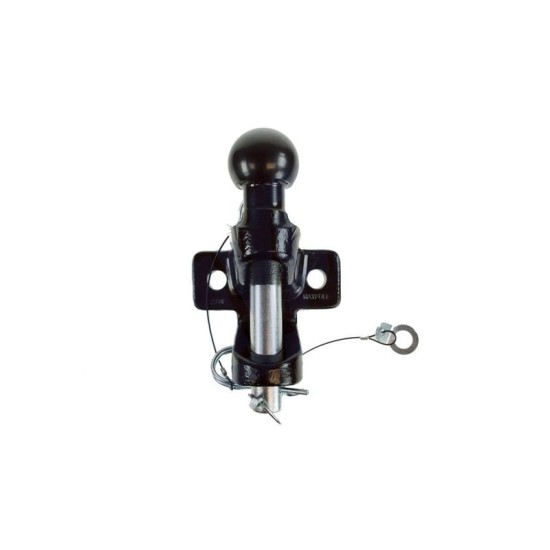 50MM BALL AND PIN HITCH - BLACK