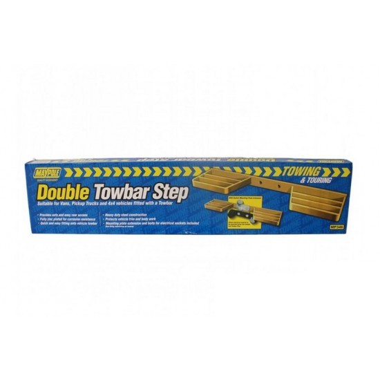 Tow step, double, plain 