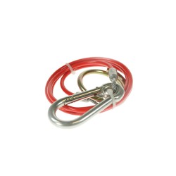 Breakaway Cable PVC Red 1m x 3mm
