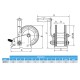 Heavy Duty Hand Winch 900Kg / 2000LB