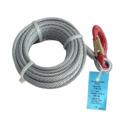 AL-KO Winch Cable 12.5m 7mm 900kg