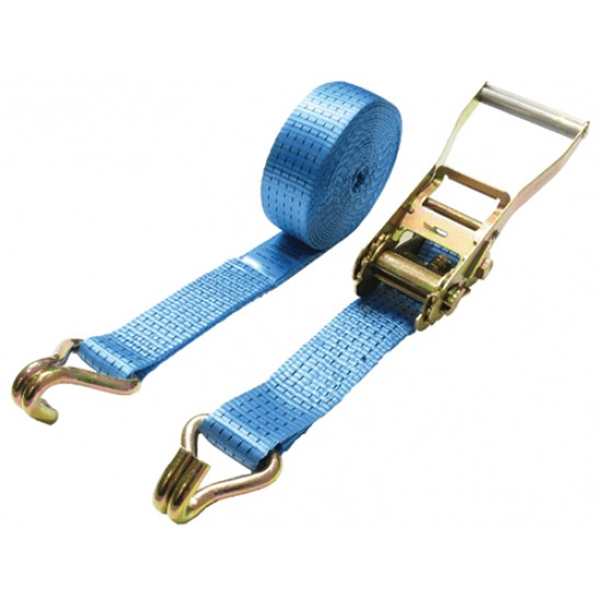 RATCHET STRAP & HOOKS 50MM x 8M 5000Kg 