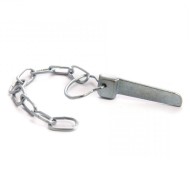 Cotter with spring pin and chain