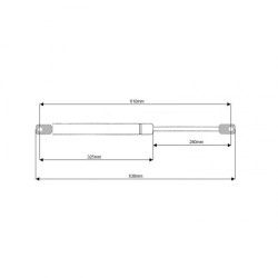 Stabilus 300N Gas Strut Damper Stabilus 300N Gas Strut Damper