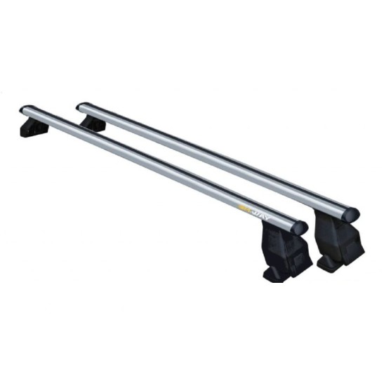 RB2020 MWAY SPACE BAR A - 2 x 1.12M ALUMINIUM BARS & FOOT KIT