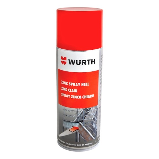 Wurth Zink Hell Bright Zinc Galva Spray - 400ml