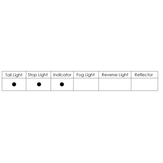 Salari Rectangle Combination Light Salari Rectangle Combination Light