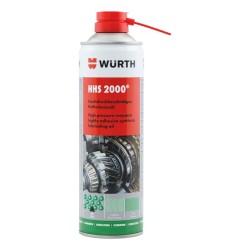 Wurth Adhesive Lubricant Grease Spray HHS 2000 500ml Wurth Adhesive Lubricant Grease Spray HHS 2000 500ml