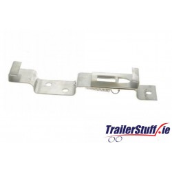 Number plate clip, oblong plate pair