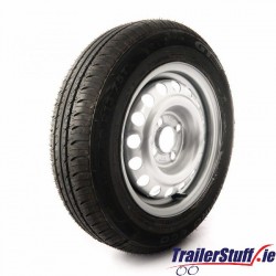 165 R13C, 4 on 100mm. PCD wheel assembly