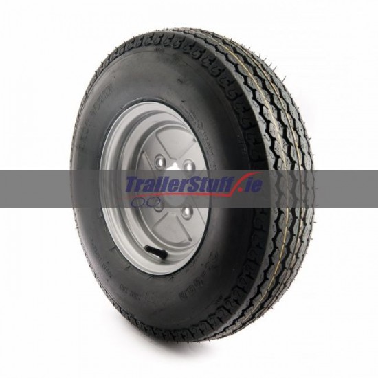 500-10, 6 ply tyre with Mini rim assembly