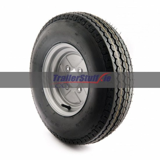 5.00-10, 6 ply, 100mm. PCD wheel assembly 