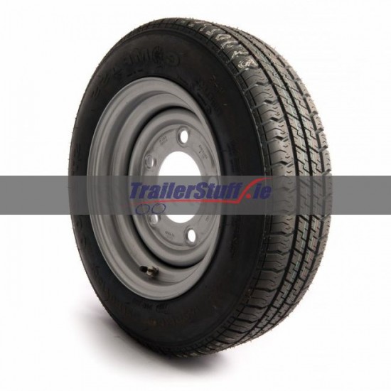 155/70 R12 C, 5 on 6.5" PCD wheel assembly