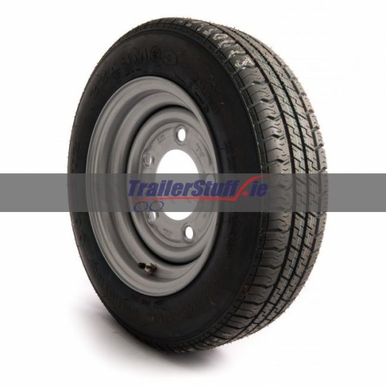 155/70 R12 C, 5 on 6.5" PCD wheel assembly