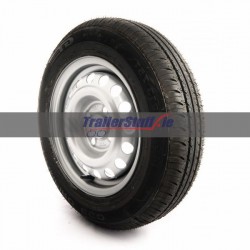 165 R13 C, 4 on 100mm. PCD wheel assembly