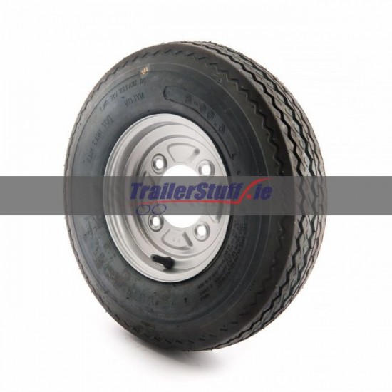 4.80/4.00-8", 4 on 115mm. PCD wheel assembly