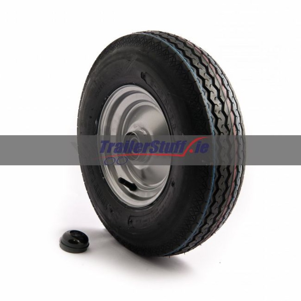 4.80/4.00x8, 4 ply, wheel assembly with 25mm Bearing Trailerstuff