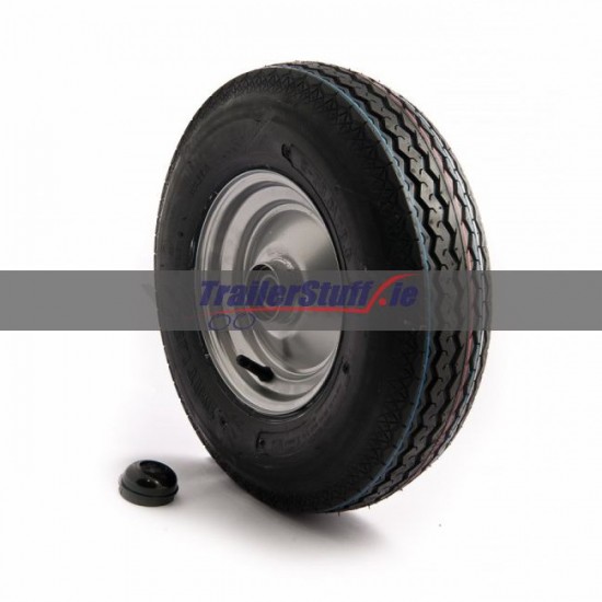 4.80/4.00x8, 4 ply, wheel assembly with 25mm Bearing