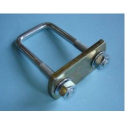 U Bolt and clamp assembly 60x60 + 30mm.