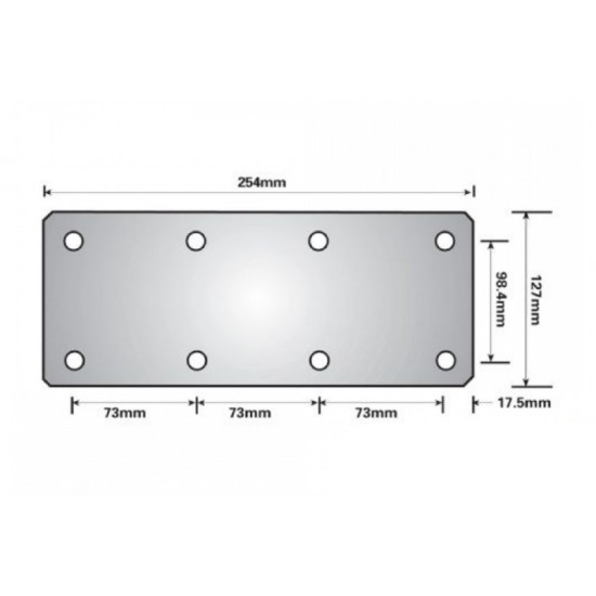 8 Hole Suspension Unit Mounting Plate