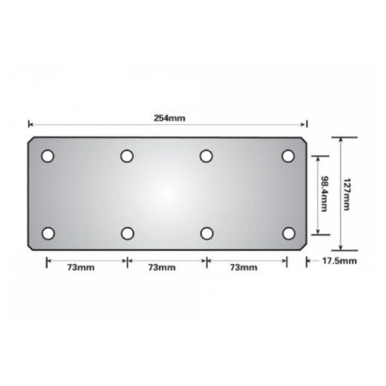 8 Hole Suspension Unit Mounting Plate 8 Hole Suspension Unit Mounting Plate