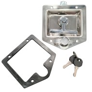 T Handle Latch & Lock S/S Steel Flush Mount T Handle Latch & Lock S/S Steel Flush Mount