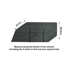 Caravan Cover - Approx. 4.1m (14′) Premium Green 4-Ply