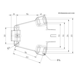 Knott KFG35 3500 kg cast coupling