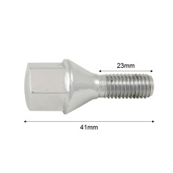 M12 wheel bolt, conical 19mm. head